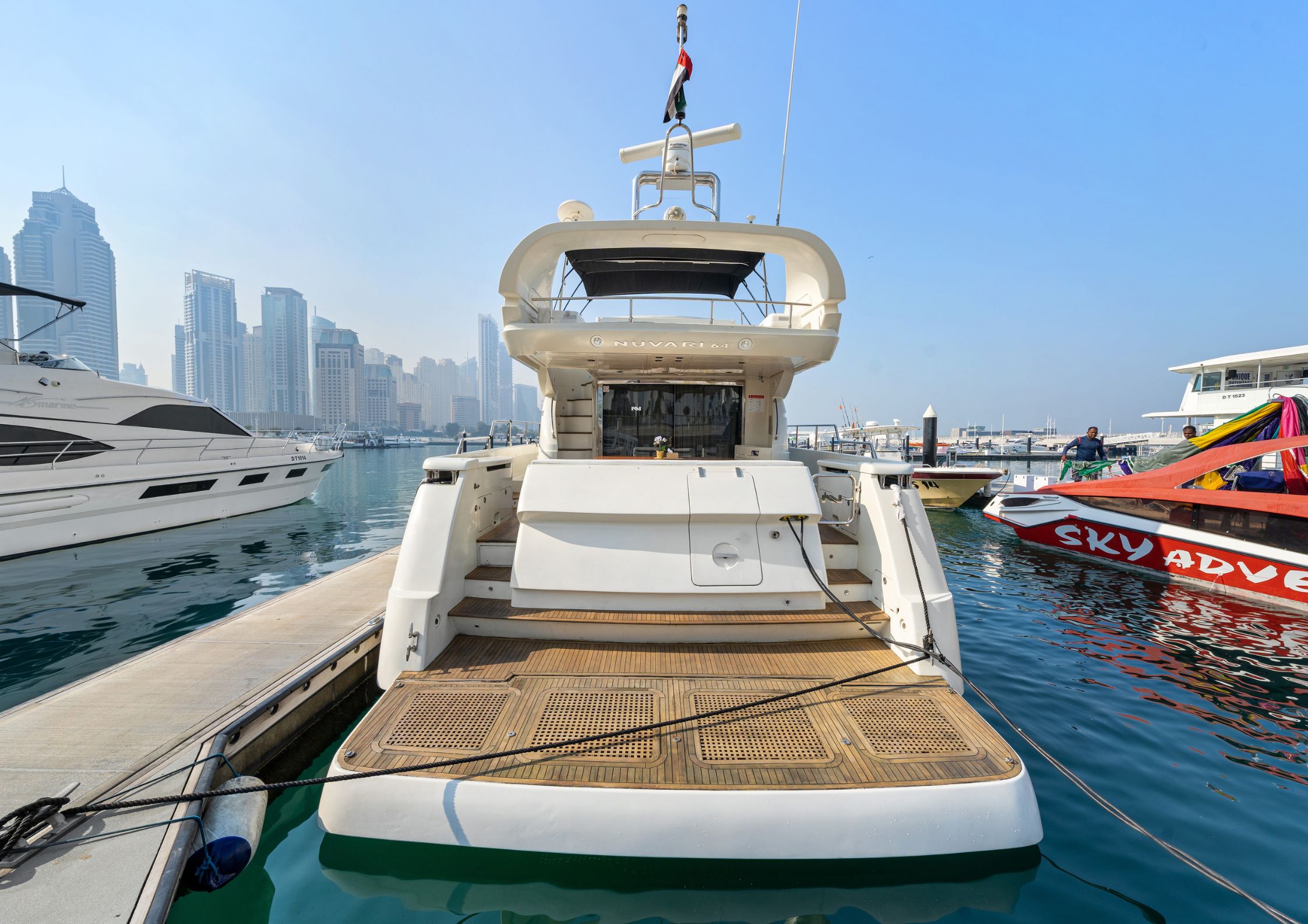 68ft yacht from outside